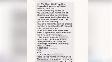 SCAM ALERT: No, you were not randomly selected .